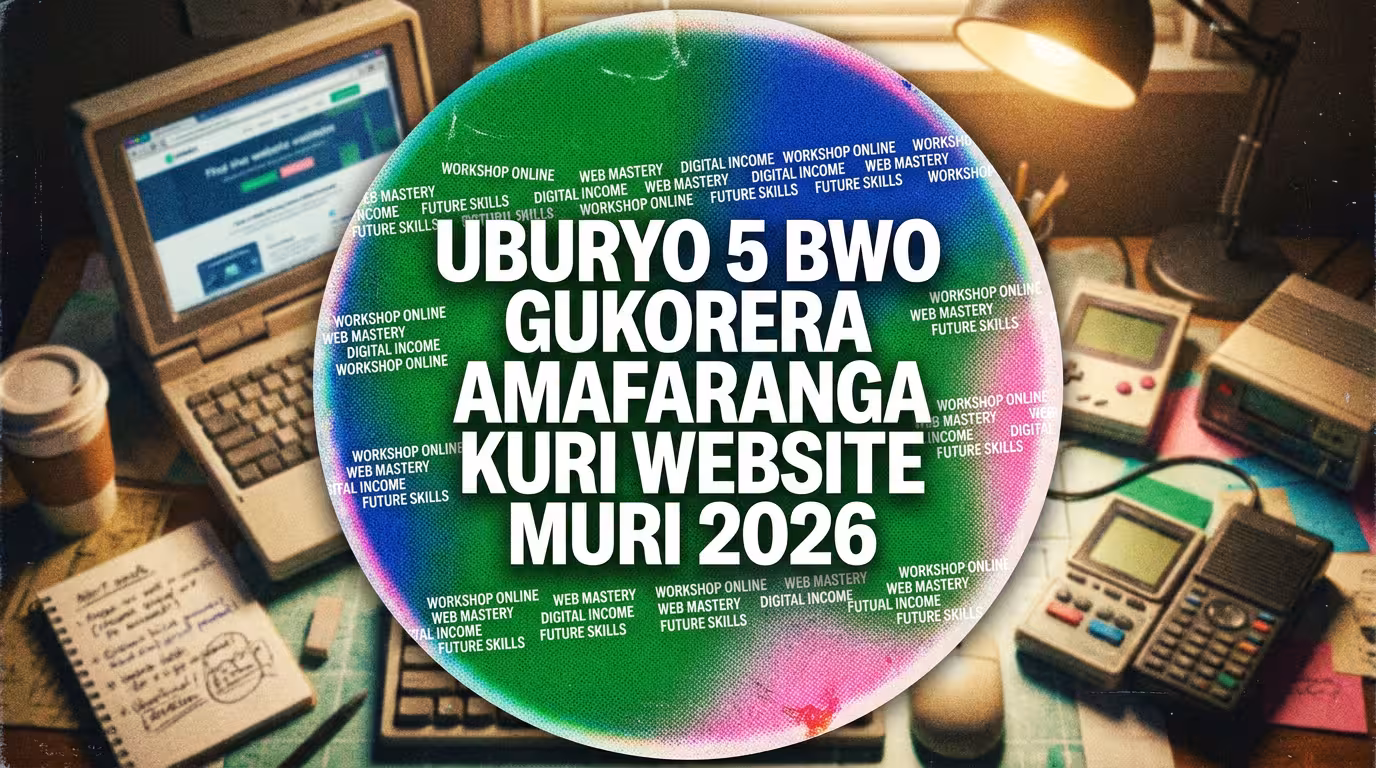 Uburyo 5 bwo Gukorera Amafaranga kuri Website muri 2026 (5 Ways to Make Money on a Website in 2026)